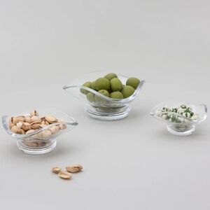 NIB SIN Urch glass decorative bowls (set of 3)